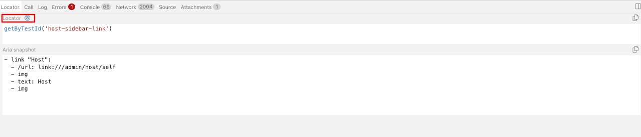Locator Tab