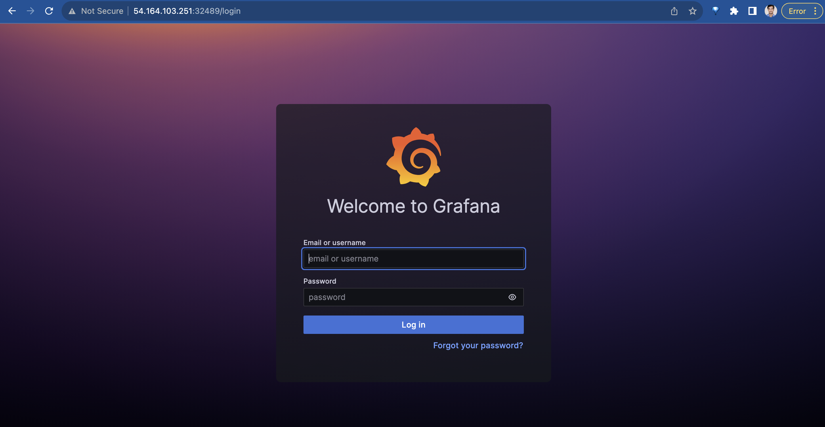 Grafana Dashboard